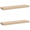 vidaXL Cojines para banco de 2 piezas VUGHT 2 pcs 100% Poli&eacute;ster Crema