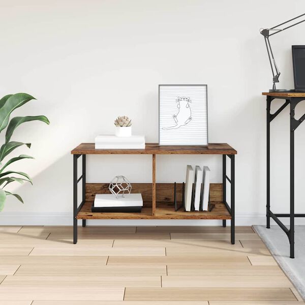 vidaXL Estante de libros Madera Vieja 82 x 32 x 47 cm