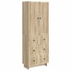 vidaXL Juego de armarios 2 pcs 66 x 34,5 x 90 cm Madera de ingenier&iacute;a