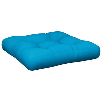 vidaXL Cojín para sofá de palets de tela azul 50x50x12 cm