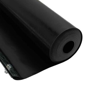 vidaXL Barrera antirra&iacute;ces Negro 0,7 x 3 m Polietileno
