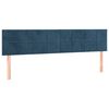 vidaXL Cama box spring con colch&oacute;n terciopelo azul oscuro 120x190 cm