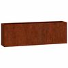 vidaXL Jardineras de pared 2 uds acero corten oxidado 53x10x17 cm