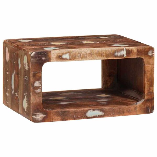 vidaXL Mesita de Noche Marrón 45 x 30 x 24 cm Madera sólida recuperada