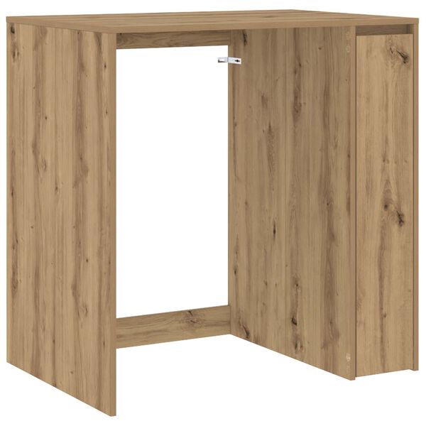 vidaXL Armario para lavadora Roble artesanal 87 x 60 x 89 cm