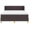 vidaXL Cama tipo Box Spring Marr&oacute;n Oscuro 140 x 200 cm tela