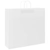 vidaXL Bolsas de papel con asas 50 uds blanca 54x15x49 cm