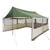 vidaXL Tienda Familiar Verde 450 x 400 x 265 cm Poli&eacute;ster y Acero