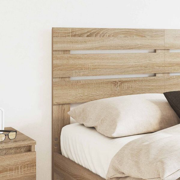 vidaXL Cabecero Roble Sonoma 150 cm Madera contrachapada
