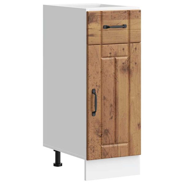 vidaXL Mueble bajo de cocina Lucca madera vieja