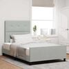 vidaXL Cama tipo Box Spring Gris claro 120 x 200 cm Terciopelo