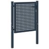 vidaXL Puerta de valla de acero antracita 102x75 cm