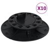 vidaXL Patas ajustables para terraza 10 unidades 25-40 mm