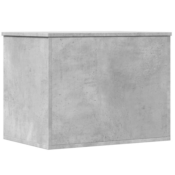 vidaXL Caja de almacenaje madera ingenier&iacute;a gris hormig&oacute;n 60x42x46 cm