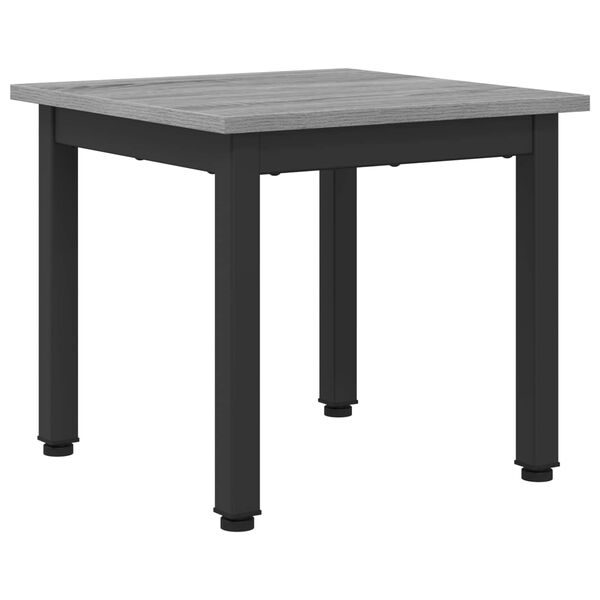 vidaXL Mesa de Caf&eacute; Gris Sonoma 40 x 40 x 36 cm Madera de ingenier&iacute;a