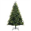 vidaXL Árbol de Navidad Artificial Plegable 300 LEDs Verde 240 cm