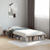 vidaXL Estructura de cama madera de ingenier&iacute;a gris Sonoma 90x190 cm