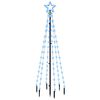 vidaXL &Aacute;rbol de Navidad con pincho 108 LED azul 180 cm