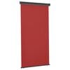vidaXL Toldo lateral de balc&oacute;n rojo 125x250 cm