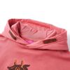 Sudadera infantil con capucha rosa palo 116