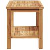 vidaXL Mesa de Café Marrón 70 x 40 x 45 cm Madera de teca maciza