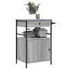 vidaXL Carrito de cocina madera ingenier&iacute;a gris Sonoma 56x43x89,5 cm