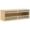 vidaXL Terrario de madera contrachapada 144x46x48 cm