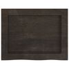 vidaXL Estante pared madera roble tratada marr&oacute;n oscuro 40x30x(2-4) cm