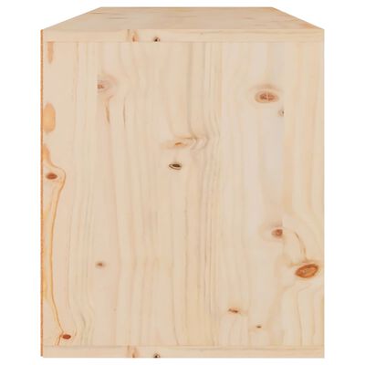vidaXL Muebles para TV 3 piezas madera maciza de pino