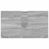 vidaXL Juego de muebles de ba&ntilde;o Montaje en la pared 4 pcs Gris Sonoma