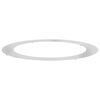 vidaXL adecuado para Anillo de &Aacute;rbol Plano Plateado &Oslash;90 / 120 cm