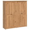 vidaXL Armario PANAMA Miel 169 x 50 x 185 cm Madera de Pino Maciza