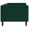 vidaXL Sof&aacute; cama sin colch&oacute;n terciopelo verde oscuro 80x200 cm