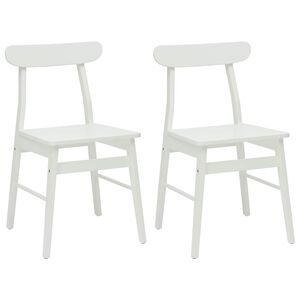 vidaXL Silla de comedor 2 pcs 43 x 44,5 x 77 cm