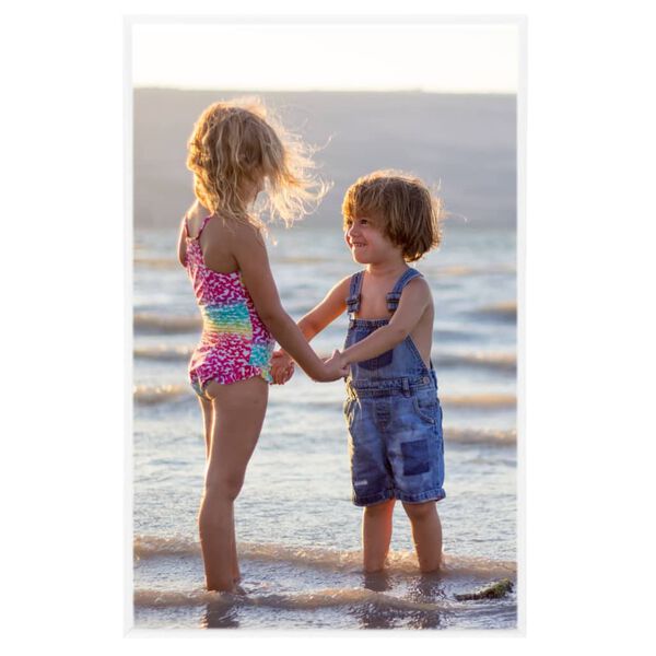 vidaXL Marcos de fotos collage de mesa 3 uds blanco MDF 13x18 cm