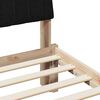 vidaXL Estructura de cama Marr&oacute;n 135 x 190 cm Madera de pino macizo