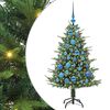 vidaXL &Aacute;rbol de Navidad Artificial Pre-iluminado con Juego de Bolas