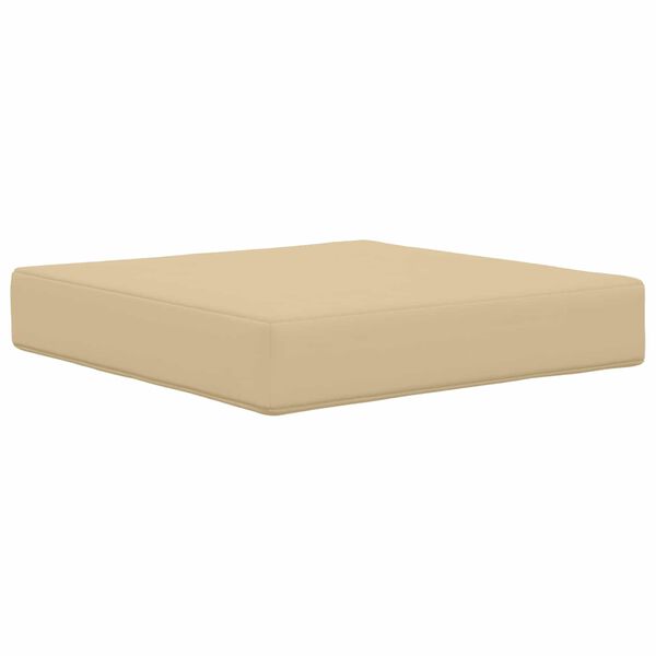 vidaXL Coj&iacute;n para sof&aacute; de exterior 3 pcs Beige Poli&eacute;ster