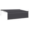 vidaXL Toldo retr&aacute;ctil Antracita 450 x 300 cm Poli&eacute;ster y Aluminio