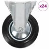 vidaXL Ruedas fijas 24 unidades 160 mm