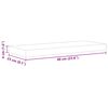 vidaXL Estante flotante pared 2 uds MDF roble y blanco 60x23,5x3,8 cm