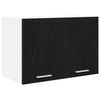 vidaXL Mueble colgante con puerta 2 pcs Roble Negro y 60 x 31 x 40 cm