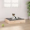 vidaXL Cama para perros madera maciza de pino 51,5x44x9 cm