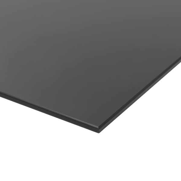 vidaXL Pizarra magn&eacute;tica de pared negra vidrio 80x60 cm