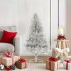 vidaXL &Aacute;rbol de Navidad Artificial Preiluminado Plateado 120 cm PET
