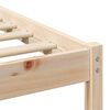 vidaXL Estructura de cama Marr&oacute;n 80 x 200 cm Madera de pino macizo