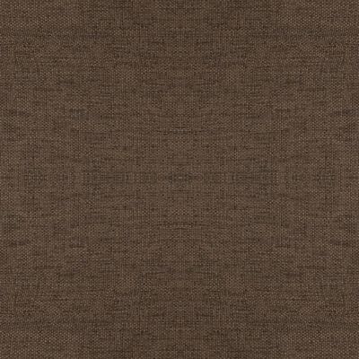 vidaXL Taburete con patas de madera tapizado tejido marrón