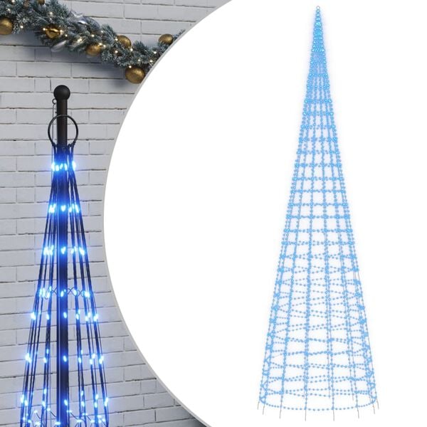 vidaXL &Aacute;rbol de Navidad 3000 LED azul 800 cm