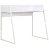 vidaXL Escritorio blanco 90x60x88 cm