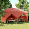vidaXL Carpa de Fiesta Terracota 292 x 580 x 315 cm Tela Oxford
